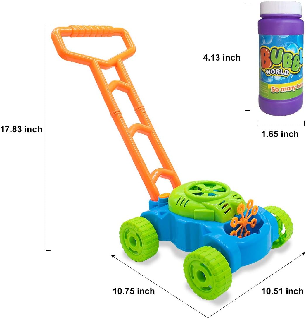 Cortadora De Césped Lydaz Con Burbujas Para Niños