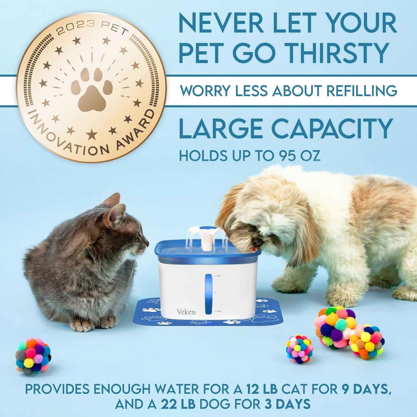 Dispensador Automático De Agua Para Gatos Y Perros