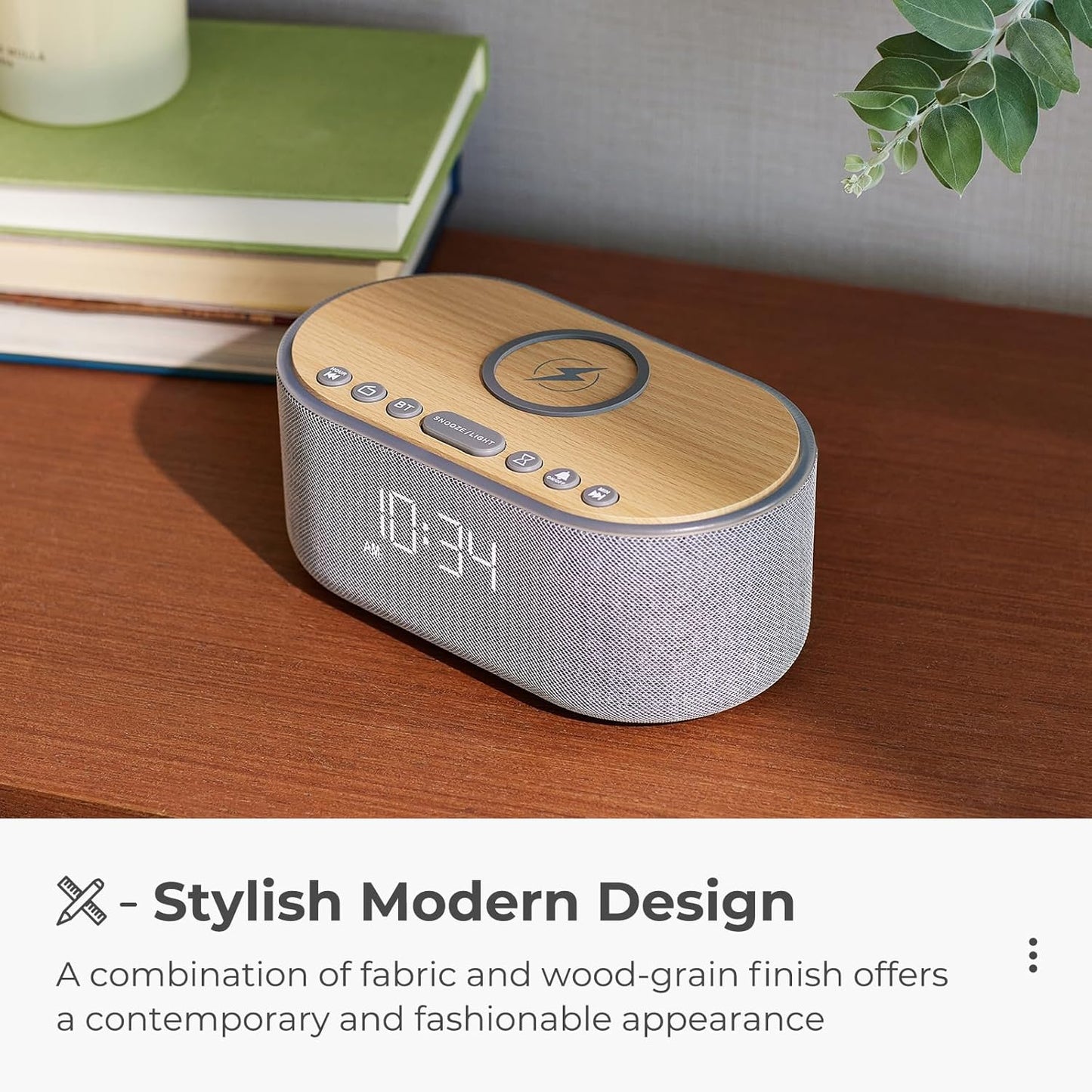Despertador Uscce Con Radio FM Y Bluetooth