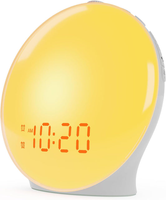 Despertador Con Luz Con 25 Sonidos, 17 Luces Nocturnas