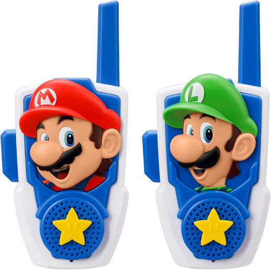 Walkie-talkies Super Mario Bros Para Niños De 3 Años En Adelante.