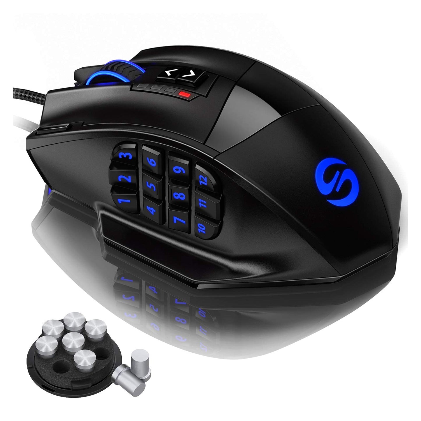 Mouse Venus Pro RGB Wireless MMO Gaming