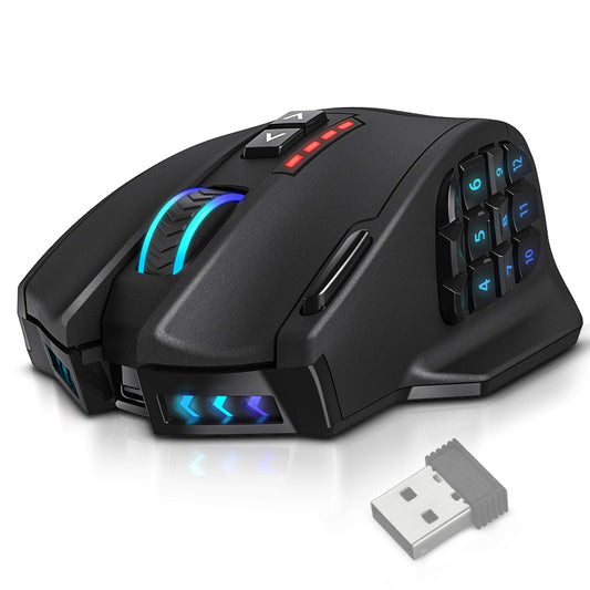 Mouse Venus Pro RGB Wireless MMO Gaming