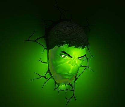 Lámpara De Pared LED Decorativa 3D Hulk