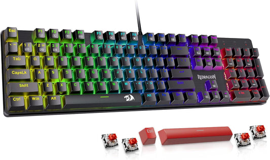Teclado Mecánico Para Juegos Con Cable E Iluminación