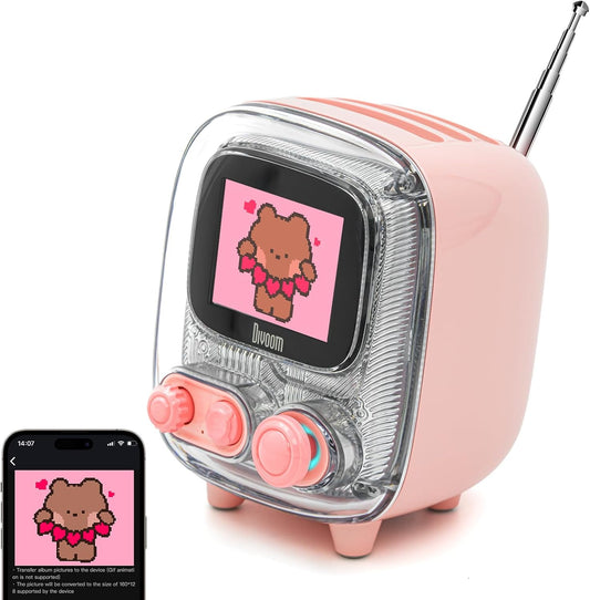 Minialtavoz Inalámbrico Portátil Con Diseño De Píxeles