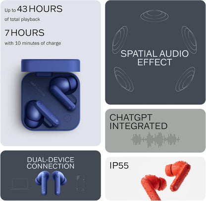 Auriculares Inalámbricos CMF Buds Pro 2 Con Cancelación De Ruido