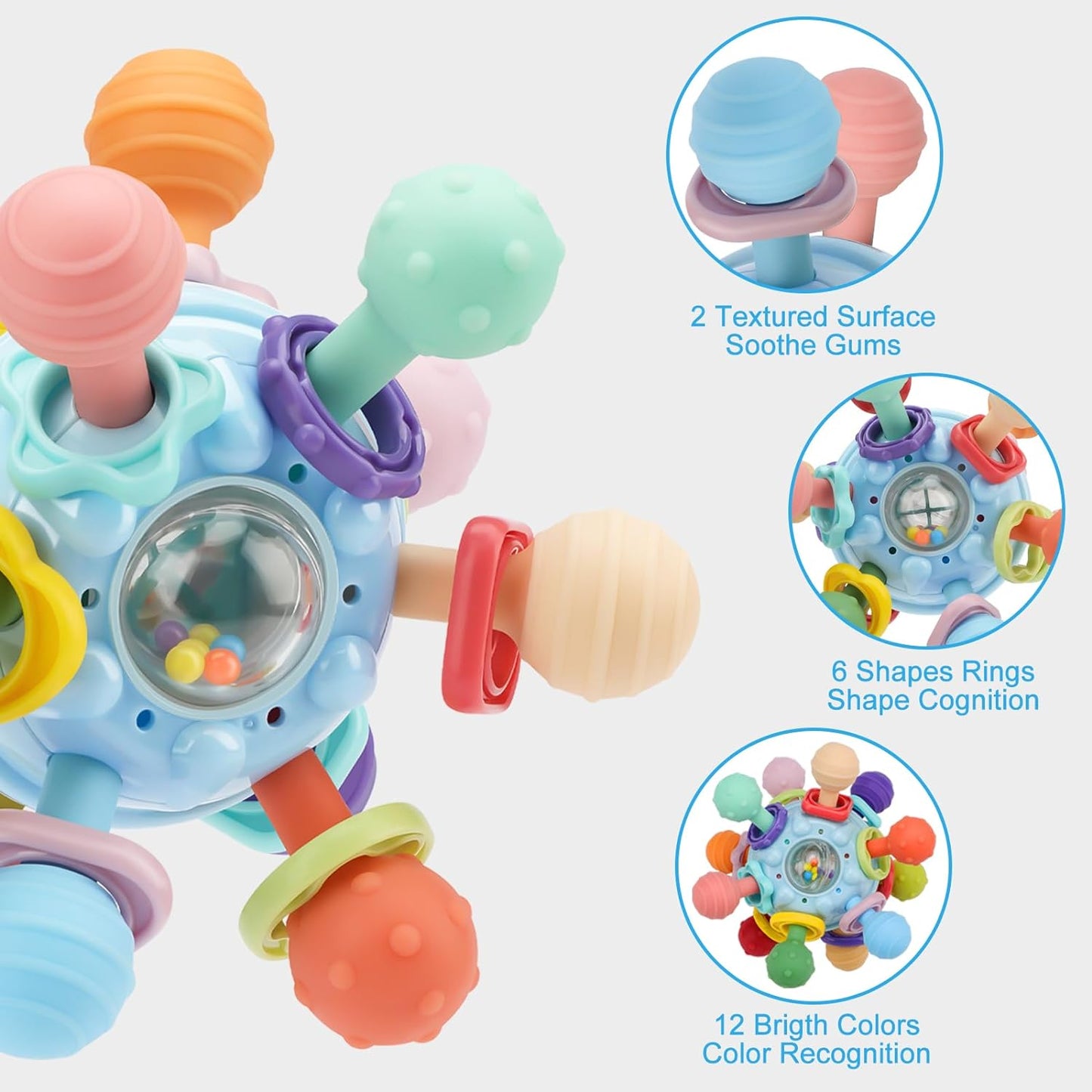 Juguetes Sensoriales Montessori Para Bebés