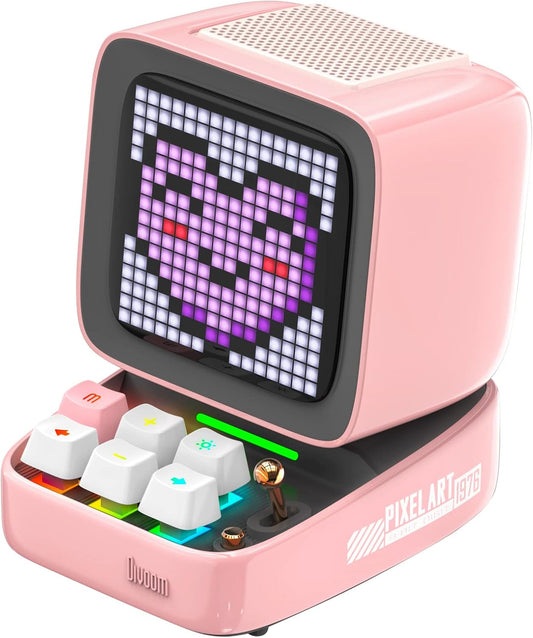 Retro Pixel Art Con Pantalla Frontal LED