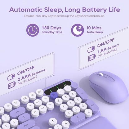 Combo De Teclado Y Ratón Inalámbricos