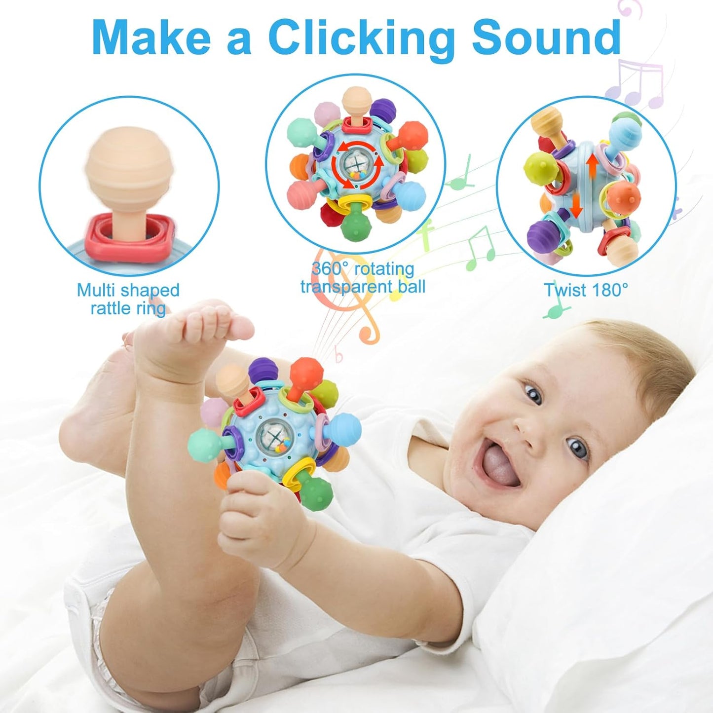 Juguetes Sensoriales Montessori Para Bebés