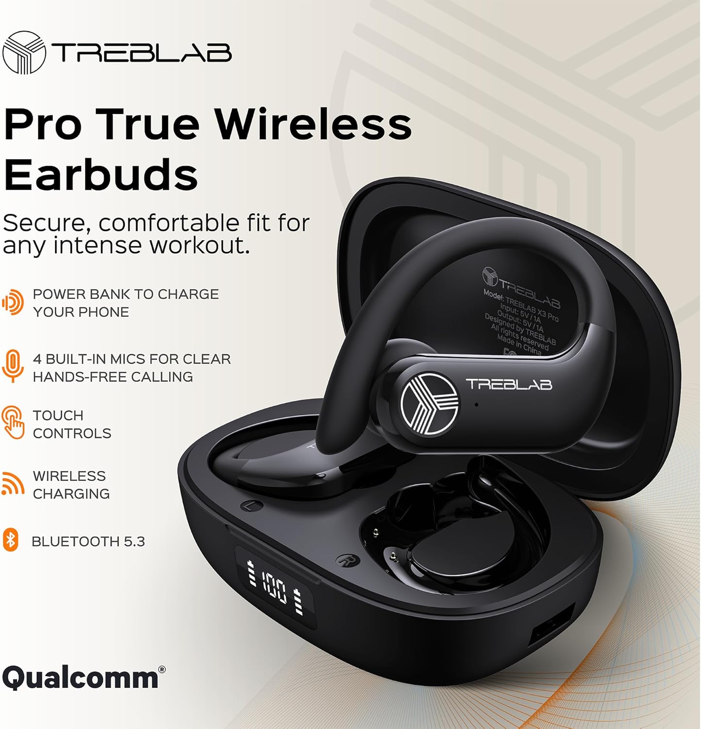 Auriculares Bluetooth Trelab Con Micrófono