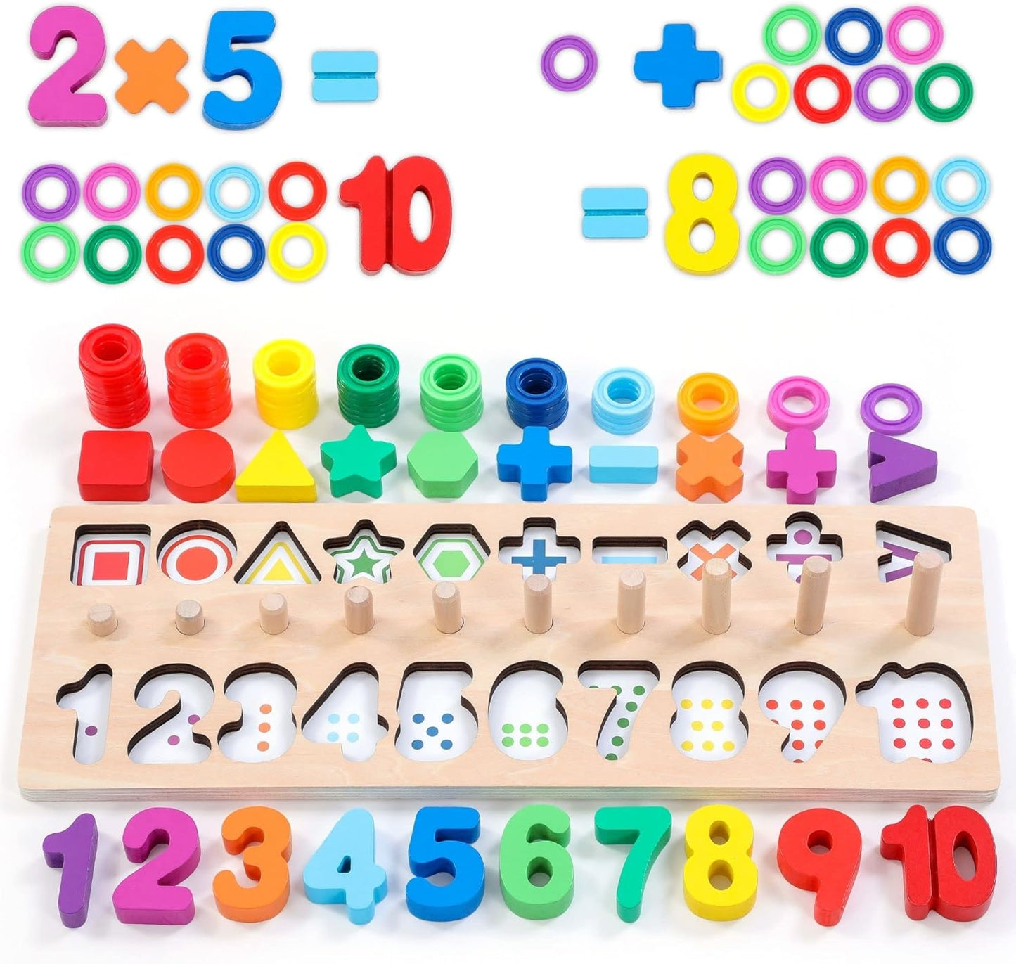 Juguetes Montessori De Madera Para Niños