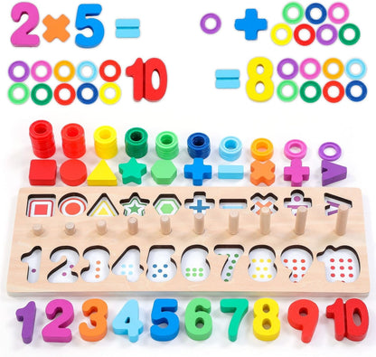 Juguetes Montessori De Madera Para Niños